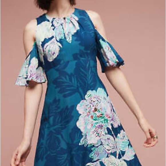 Anthropologie MEAVE Elia Floral Midi Dress - Picture 5 of 14
